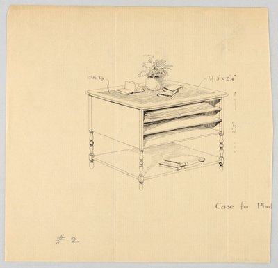Design for Case for Photographs by Unknown